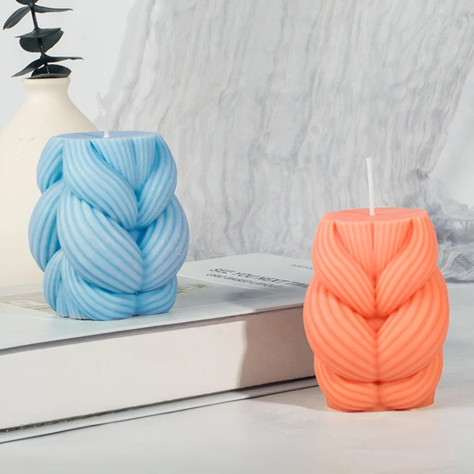 Braided candle