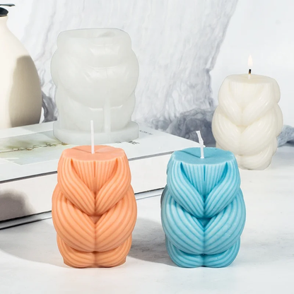 Braided candle