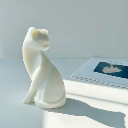 The cat candle