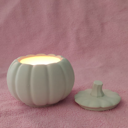 Pumpkin candle