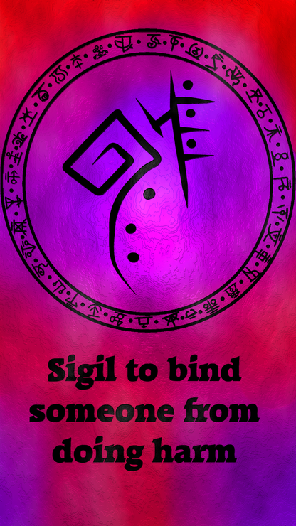 Sigil and protection spell