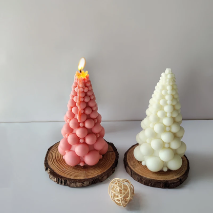 Bubble tree candle