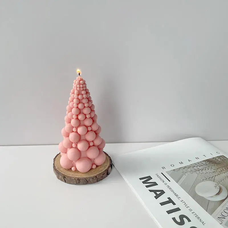 Bubble tree candle