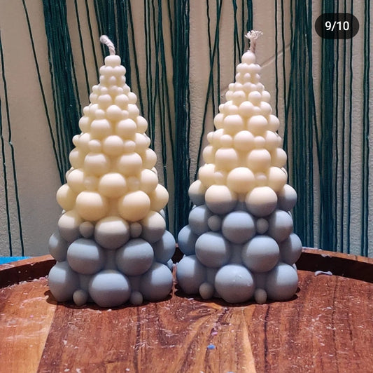 Bubble tree candle