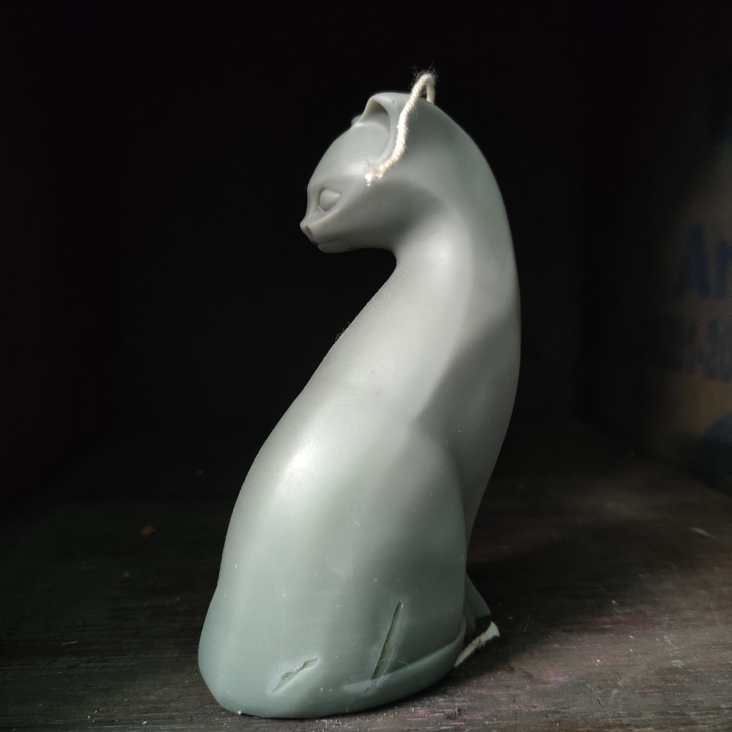 The cat candle